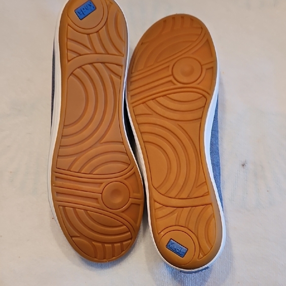 Keds Denim Blue Sneakers with White Laces - Picture 4 of 7